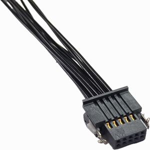 Konektor Kabel Crimp Seri ISDF Samtec 600V LSZH 4/100 Posisi 28AWG Rumah Hitam Pra-rakit untuk Mobil/Motor - Product Image 1