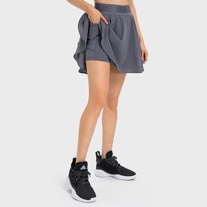 クイックドライ女子2-in-1テニスゴルフスコートアスレチックスカートショーツ、ジムトレーニングとワークアウト用インナーポケット付き - Product Image 5