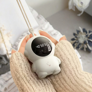 Chauffe-mains 3D Astronaute de Dessin Animé avec Affichage Numérique, Rechargeable par USB, Mini Chauffage Portable de Poche pour l'Hiver en Extérieur - Product Image 3
