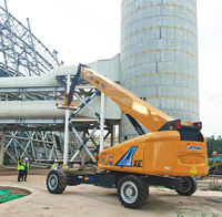 XCMG resmi XGS58 satılık 58m teleskoplu sepetli forklift çalışma platformu kullanılır