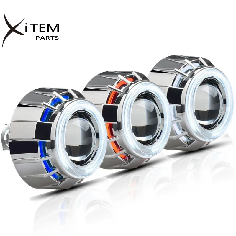 LED projector lens with high low beam 3.0'' inch LED bi-xenon projector lens xenon HID kit