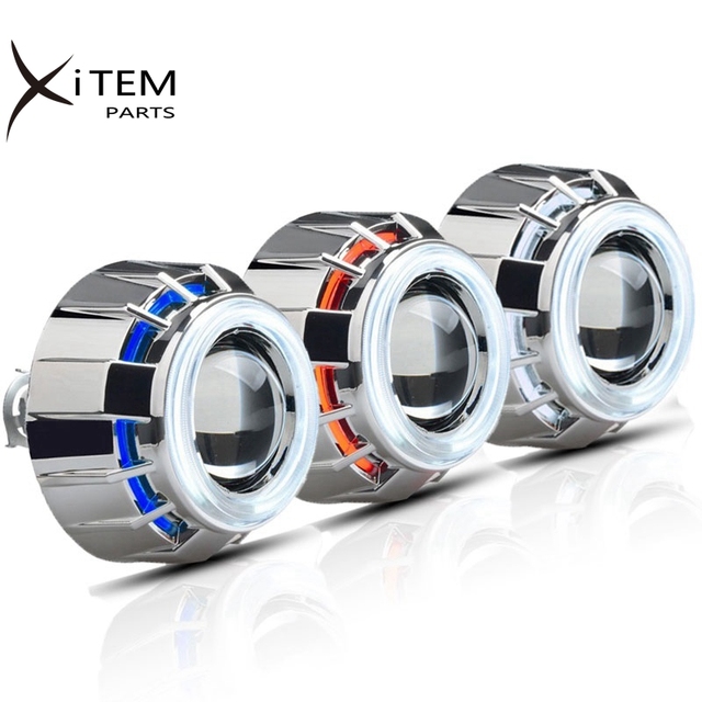 LED Projector Lens with High Low Beam 3.0'' Inch LED Bi-xenon Projector Lens Xenon HID Kit