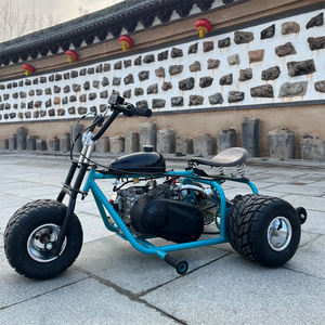 <span class=keywords><strong>Triciclo</strong></span> de Derrape a Gasolina de 212cc, 8.5hp, 4 Tiempos, 60km/h Velocidad Máxima Todoterreno, <span class=keywords><strong>Triciclo</strong></span> para Parques al Aire Libre, Kart de Derrape con Pedales para Adultos - Product Image 2