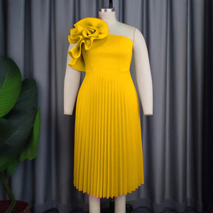 Vestido midi largo tejido sin mangas para mujer, sexy, casual, de verano, con logo frontal y cintura natural, ideal para bodas y fiestas. - Product Image 4