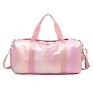 Bolsa de Viaje Nueva con Degradado de Color, Estilo Europeo, Impermeable, Plegable, con Correa para el Hombro, Bolsa de Gimnasio - Product Image 1