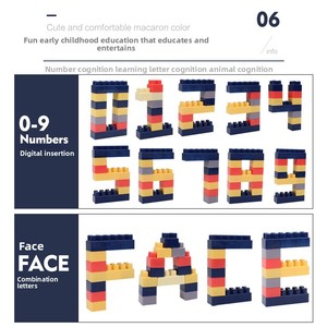 Set di 520 Blocchi di Costruzione in Plastica per Bambini, Puzzle Educativo a Particelle Grandi, Gioco di Impilamento Morandi Block Paradise 4-6 Anni - Product Image 5