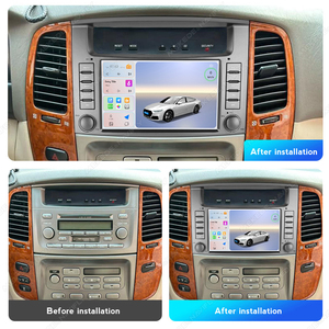 Radio Multimedia Estéreo Android MEKEDE con Carplay y Android Auto GPS para Toyota <span class=keywords><strong>Land</strong></span> <span class=keywords><strong>Cruiser</strong></span> <span class=keywords><strong>100</strong></span> LC100 de 8 Pulgadas, 1998-2007 - Product Image 2