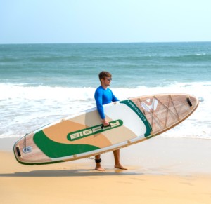 ขายส่งบอร์ด SUP ขนาดสั่งทำพิเศษ 11'*34''*6'' สำหรับทุกเพศ แบบเป่าลม ยืนพายได้ ผลิตด้วยวัสดุดรอปสติทช์ รุ่น BF08/1 บอร์ด SUP แบบเป่าลม ใช้งานง่าย - Product Image 1