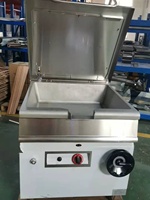 Équipement de cuisine commerciale multifonctionnel : Plaques inclinables et marmites de cuisson, Machine de cuisson électrique type Bratt Pan