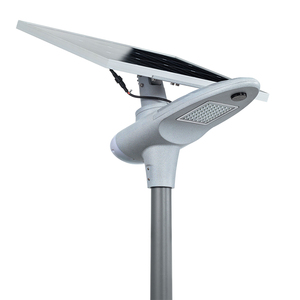 Lampadaire solaire <span class=keywords><strong>ECOSOLAR</strong></span> avec contrôleur intelligent MPPT, télécommande, LED DC 12V, IP65, angle de faisceau 270°, CRI 90, 125 lumens/W, garantie 5 ans - Product Image 1