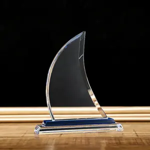 Nhà Cung Cấp Trung Quốc Phổ Biến Trống Giá Rẻ Glass Trophy Giải Thưởng Cho Giải Thưởng Trình Bày Quà Tặng Phần Thưởng