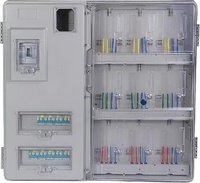 Caja de Distribución Monofásica Transparente Enchufable, Resistente a la Lluvia y al Sol, con Clasificación IP54, Fabricada en PC ABS GF, Certificación CCC, PXD2-901