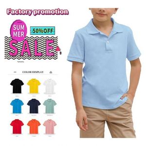 Promotion Sale 100% Cotton Best Quality Custom Logo Blank Children Polo Shirts for Boys Polo <b>T</b> Shirt - Product Image 1
