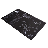 Grand tapis de souris pour esports avec surface en tissu lisse et caoutchouc antidérapant