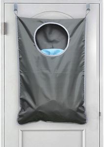 Cesto de Ropa Colgante de Tela con Gran Abertura y Ahorro de Espacio, Plegable para Guardar Ropa - Product Image 5