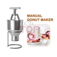 Machine électrique à modeler les donuts commerciale, entièrement en acier inoxydable, mini distributeur de donuts