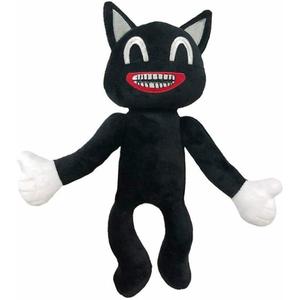 Poupée en peluche pour enfants, 2022, nouveau jouet, tête de chat noir, anneau de rue, sirène en peluche variable, - Product Image 2