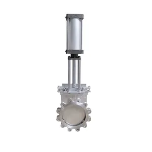 High quality reasonable valve knife price pneumatic stainless steel knife gate valve