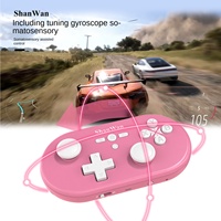 Manette de jeu sans fil miniature six axes Shanwan Q37 PRO avec joystick Hall pour Switch, Android, iOS, PC