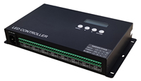 Controlador de Luces LED RGB DMX512 de 8 Canales Programable en Línea JUXUAN AN508, Salida ArtNet-DMX, AC100-240V, Garantía de 2 Años