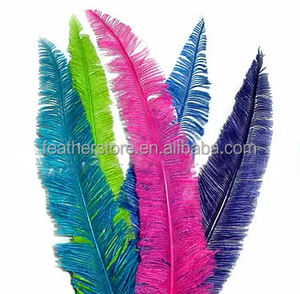 Piume di struzzo Nandu color prugna per decorazioni floreali fai da te, cappelli, fascinatori, accessori per copricapo, artigianato, feste, casa, matrimoni, vasi - Product Image 5