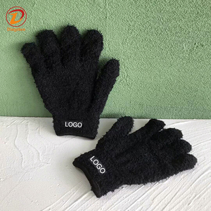 Gants démaquillants en microfibre ronds très doux réutilisables, très vendus, respectueux de la peau, lavables, mitaines de nettoyage des yeux avec LOGO - Product Image 1