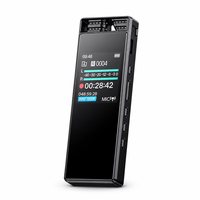 Enregistreur vocal numérique professionnel, Dictaphone à écran tactile, écran couleur de 1.44 pouces, batterie de 1300mAh, enregistrement longue durée, Mini Portable