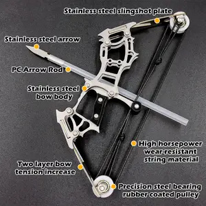 Baiyuheng 하이 퀄리티 새로운 양궁 작은 합성 활 야외 사냥 세트 촬영 장난감
