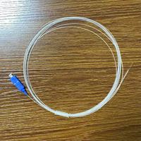 Cordon de raccordement en fibre optique transparente 1m SC UPC OS2 monomode pour équipement de télécommunications
