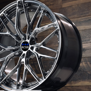Rcsr Chất Lượng Cao Thiết Kế Mới Giả Mạo Bánh Xe 6061 Hợp Kim Nhôm 5X112 5X114.3 5X120 Một Mảnh Cho Hành Khách Xe 18-24 Inch - Product Image 3