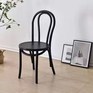 <span class=keywords><strong>Sedie</strong></span> da Pranzo <span class=keywords><strong>Thonet</strong></span> Impilabili in <span class=keywords><strong>Ferro</strong></span> Nero Trapuntato Stile Europeo Contemporaneo per Casa e Ufficio a Prezzo di Fabbrica - Product Image 5