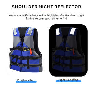 Giubbotto di Salvataggio in Schiuma EPE Riflettente Certificato CE Highrun, Super Morbido, Blu, Alta Qualità per Kayak e Soccorso Marino - Product Image 6