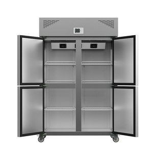 Réfrigérateur <span class=keywords><strong>professionnel</strong></span> à grande capacité à <span class=keywords><strong>2</strong></span> <span class=keywords><strong>portes</strong></span>, en acier inoxydable, pour la restauration industrielle - Product Image 3