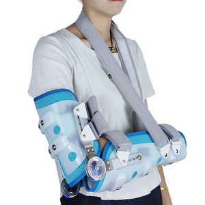 Dài khuỷu tay cú đúp có thể điều chỉnh khuỷu tay Immobilizer nẹp chấn thương Hỗ trợ ROM Immobilizer cánh tay cú đúp cho thể thao phẫu thuật chấn thương phục hồi - Product Image 1