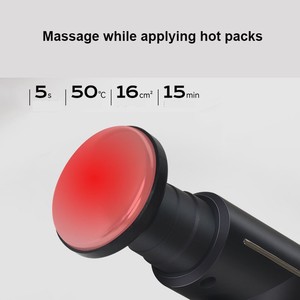 Pistola de fascia de alta calidad al por mayor, compresa fría y caliente, pistola de descarga eléctrica, masajeador relajante muscular con control de sincronización para el cuerpo - Product Image 3
