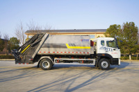 Camion compacteur à ordures manuel Camion comprimé Camion de collecte des déchets diesel