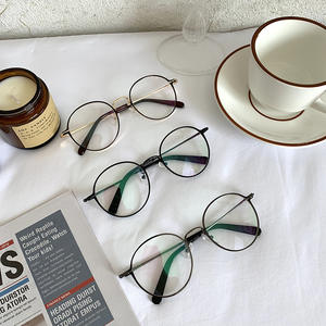 Qianai – montures de lunettes rondes, monture complète, anti-uv, anti-lumière bleue, lentilles en ac unisexe pour un usage quotidien - Product Image 4