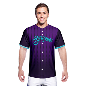 Maillots de baseball et de softball à col en V, style urbain, 100 % polyester, imprimés par transfert thermique, respirants et à séchage rapide, personnalisables en gros - Product Image 2