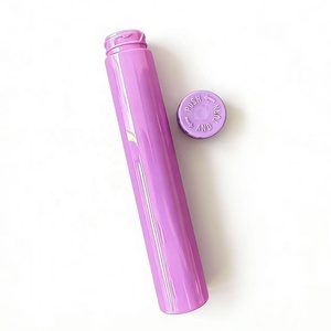Clear 116mm Low MOQ Rigid PET Plastic Child Resistant Tubes <strong>Container</strong> CR Screw Cap - Product Image 6