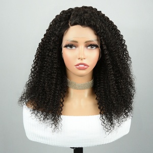 Perruque Bob Crépus Bouclés Cheveux Humains Bruts <span class=keywords><strong>13x4x1</strong></span> Dentelle Couleur Naturelle <span class=keywords><strong>13x4x1</strong></span> Perruques Bob Crépus Bouclés Cheveux Humains Vierges Prêts à Expédier - Product Image 1