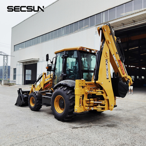 Baumaschinen 2,5 Tonnen Bagger lader 4x4 388 Bagger lader mit <span class=keywords><strong>4</strong></span> in 1 Schaufel - Product Image 6