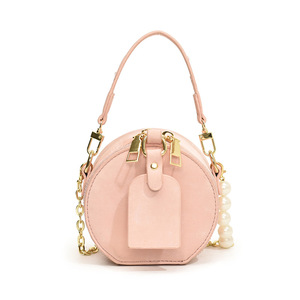 Bolsa de Ombro Estilo Coreano para Meninos e Meninas, Estilo Ocidental, Cor Sólida, <span class=keywords><strong>Mini</strong></span> Bolsa de Pérola com Zíper, Respirável, Cadeado, Bolsa Infantil 2025 - Product Image 5