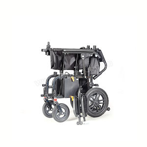 Batteria al litio in fibra di carbonio piccole sedie a rotelle per disabili elettriche motorizzate leggere - Product Image 1