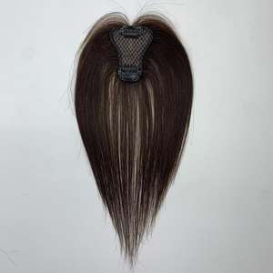 도매 하이 퀄리티 여성 화이트 전체 인도 레미 헤어 가발 토퍼 패치 헤어 증가 가발 - Product Image 3