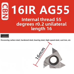 Pcbn Chủ Đề Công cụ cắt CNC biến chèn 11erag55 11irag55 11erag60 11irag60 16erag55 16irag55 16erag60 16irag60 - Product Image 4