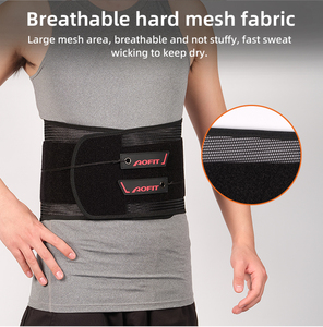 <span class=keywords><strong>Cinturón</strong></span> de Soporte Lumbar AOFIT Transpirable y Ajustable <span class=keywords><strong>con</strong></span> Sistema de Poleas y Diseño de Cordón para Alivio del Dolor - Product Image 4