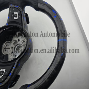 Volante in Fibra di Carbonio Forgiata e Pelle Traforata per Volkswagen <span class=keywords><strong>Golf</strong></span> 7, Prodotti all'Ingrosso - Product Image 6