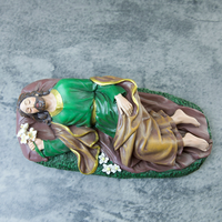 Produits en stock Statues religieuses catholiques en résine Cadeau de la fête des pères chrétienne Statues en résine Joseph endormi