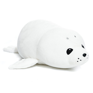Peluche a Forma di Foca Paffuta, Morbido Animale Imbottito, Simpatico Peluche di Foca Soffice per Regali ai Bambini, Decorazione per Divano e Camera da Letto - Product Image 1