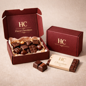 <b>Chocolate</b> Food <b>White</b> Corrugated Mailer <b>Box</b> B Flute Foldable Mailer <b>Box</b> Custom Logo Wholesale - Product Image 1